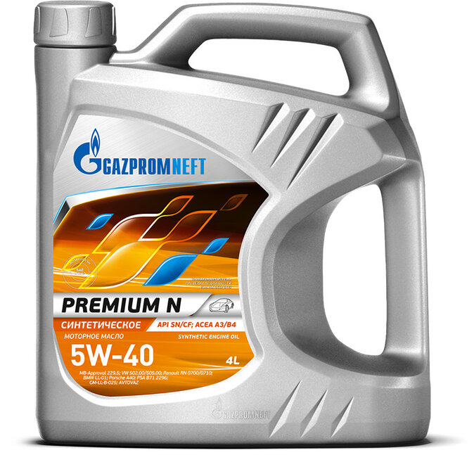 Gazpromneft Premium N 5W-40 кан.5л (4 284 г) ГПн